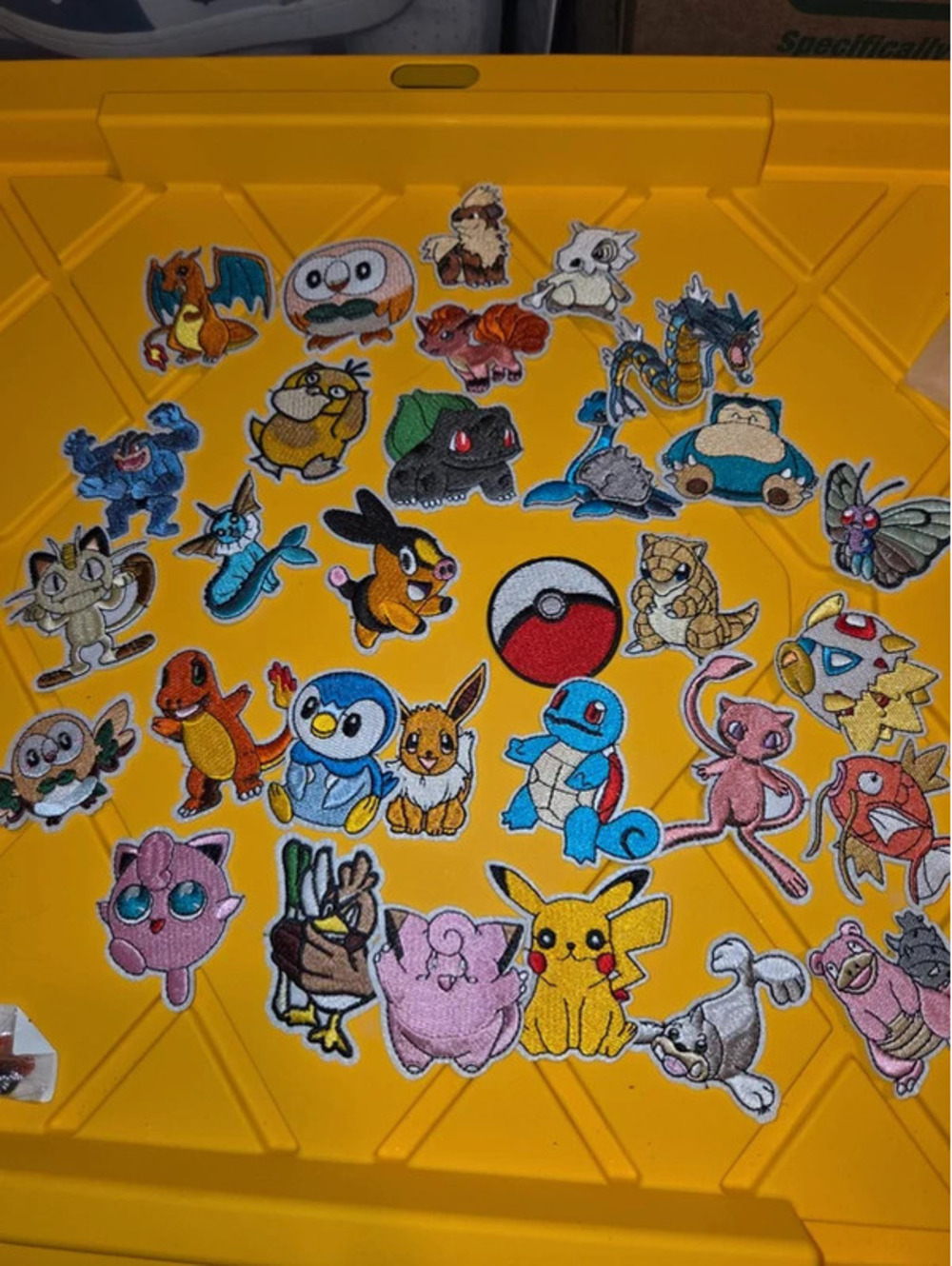 Pokémon patches set 30 iron on
